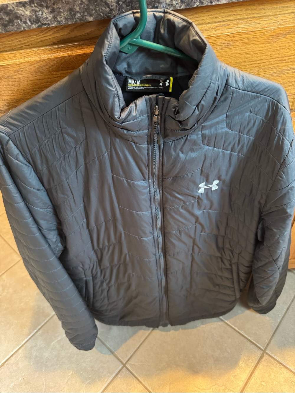 Under Armour Men's Dark Gray Quilted Puffer Jacket